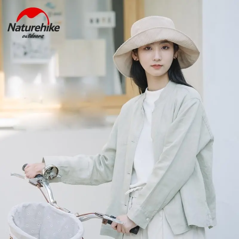 Рыбацкая шляпа от солнца Naturehike NH21FS536, черная