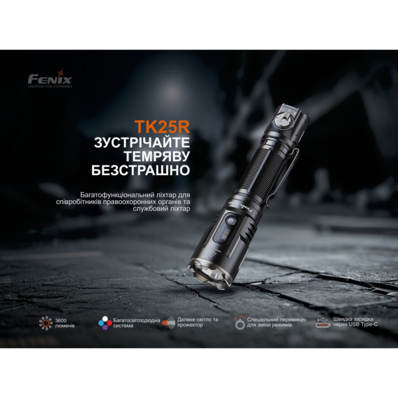 Ліхтар ручний Fenix TK25R