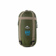 Спальник сверхлегкий Naturehike Ultra light LW 180 NH15S003-D, (20°C), pp M, правый, темно-зеленый