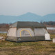 Намет восьмимісний Naturehike Cape 13.1 CNK2450WS050 з швидким розкриттям, сіро-коричневий