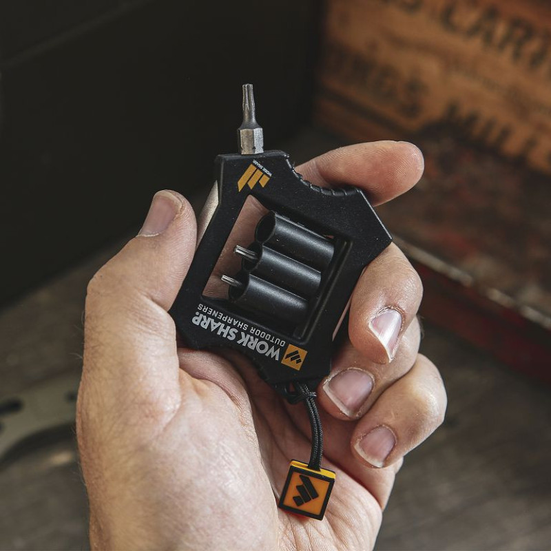 Акційний набір Work Sharp Точилка механічна The Precision Adjust Knife Sharpener WSBCHPAJ-I + Точилка механічна Micro WSEDCMCR