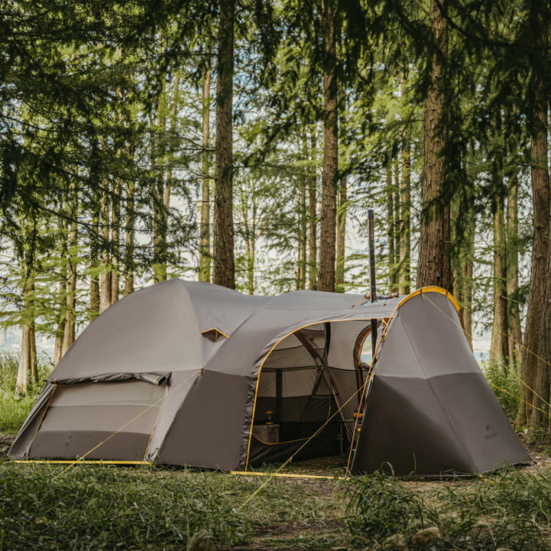 Намет шестимісний Naturehike, KOTA 6, CNK2450WS031, 75D, світло-коричневий