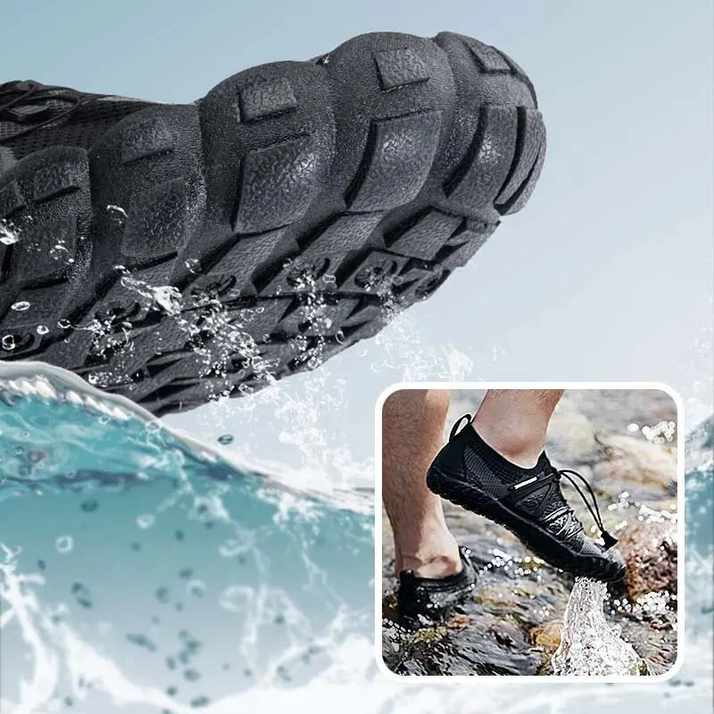 Швидкосохнучі сітчасті черевики Naturehike CYY2321IA010, розмір 43-44, чорні