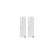 Стійки для тенту сталеві оцинковані Naturehike Steel poles Updated NH19PJ042, 25мм*2.4м, сірі (2 шт)