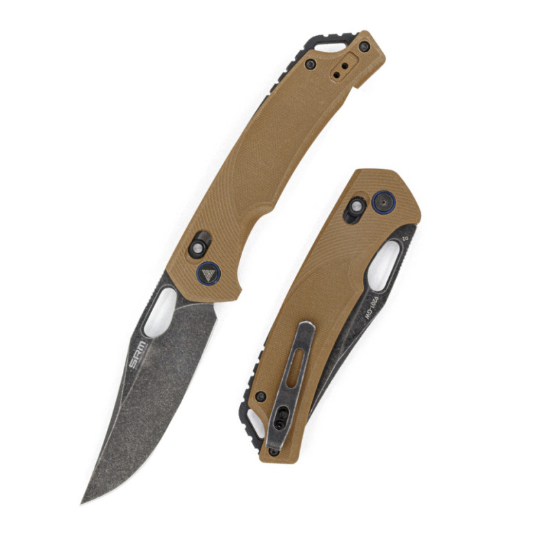 Ніж складаний SRM Retriever 9201-GW, коричневий