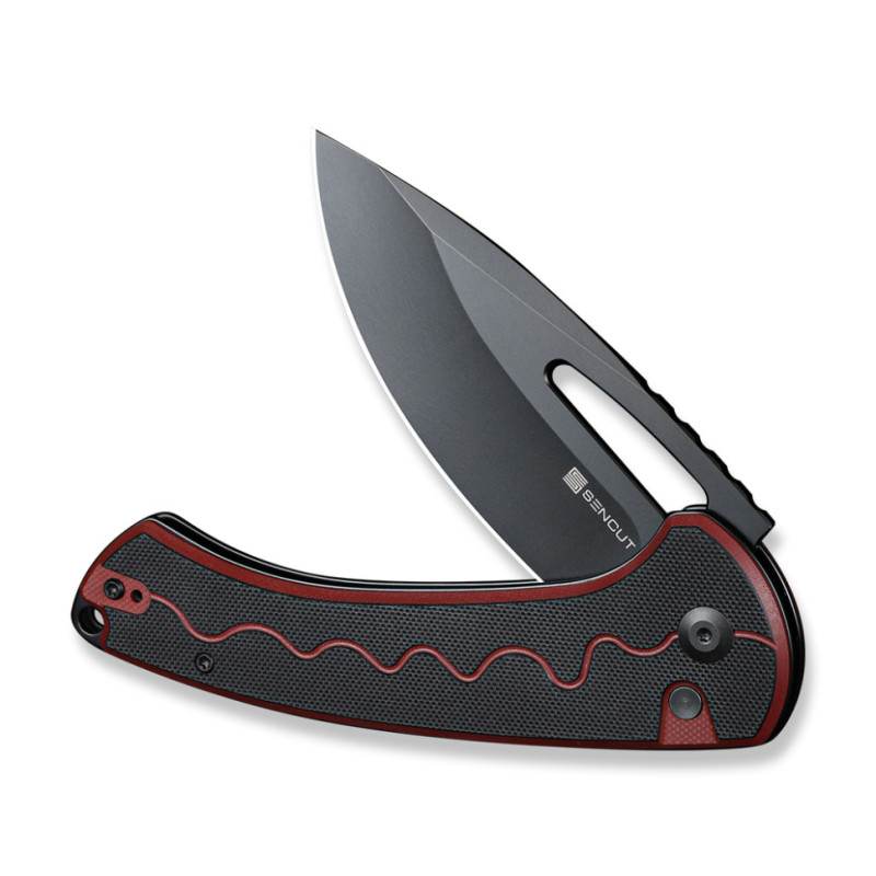Ніж складаний Sencut Squiggy Burgundy/Black S24082A-3