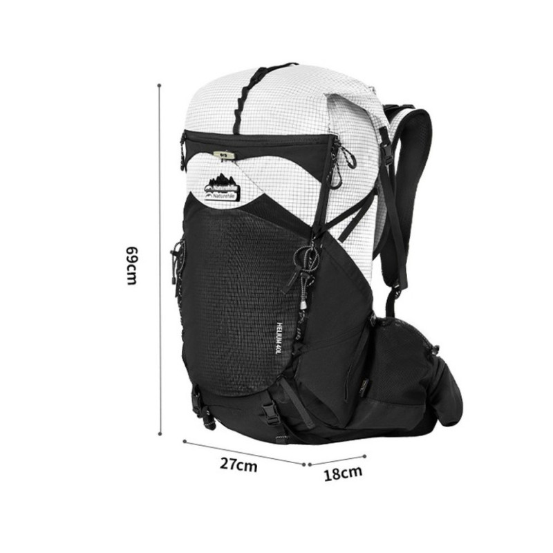 Рюкзак туристичний Naturehike CNK2450XB016, 40 л, білий, L