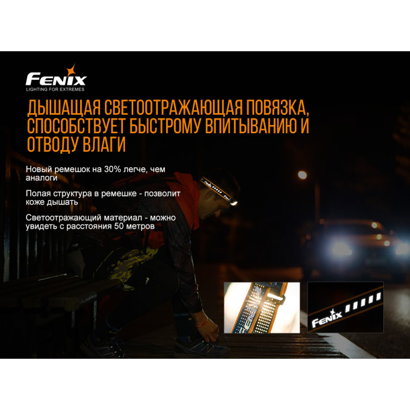 Фонарь налобный Fenix HL18RW
