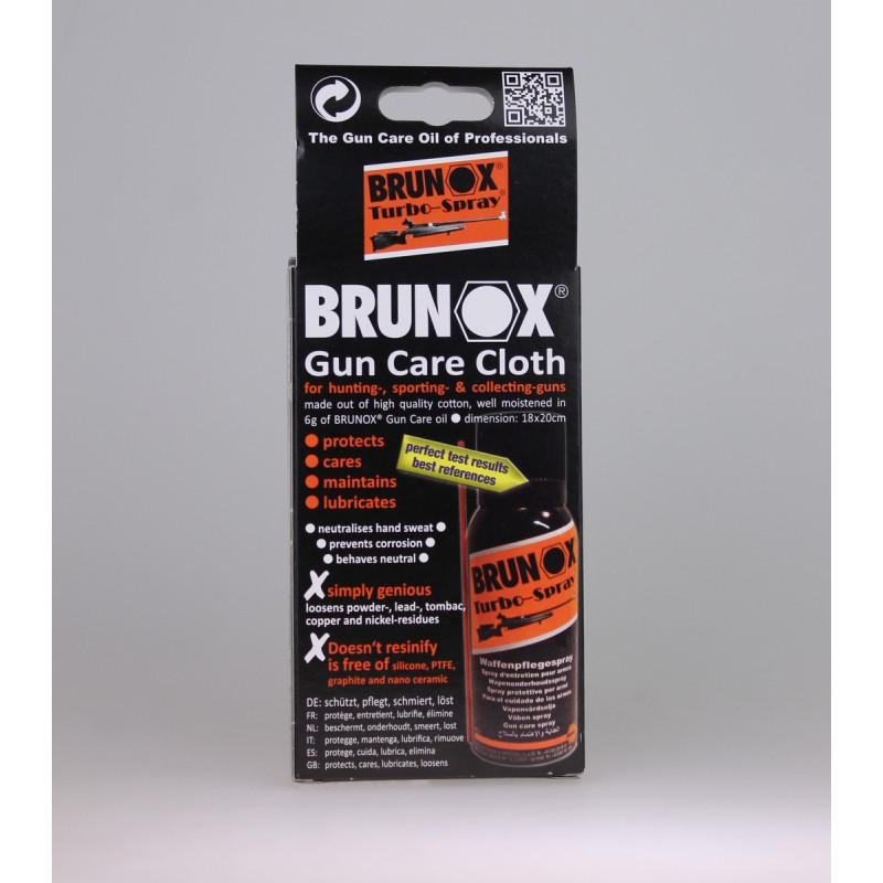 Brunox Gun Care серветки для догляду за зброєю 5шт у коробці