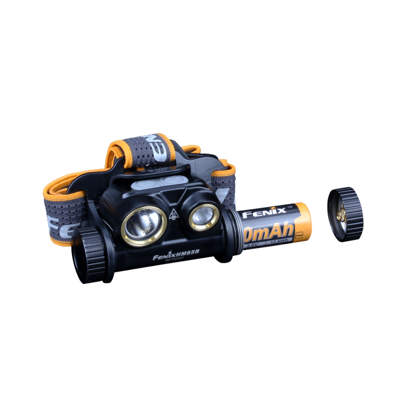 Налобний  ліхтар Fenix HM65R+ліхтар ручний Fenix E01 V2.0 у подарунок