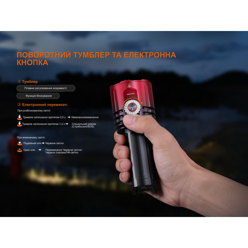 Ліхтар пошуковий ручний Fenix LR35R PRO | Лімітована серія