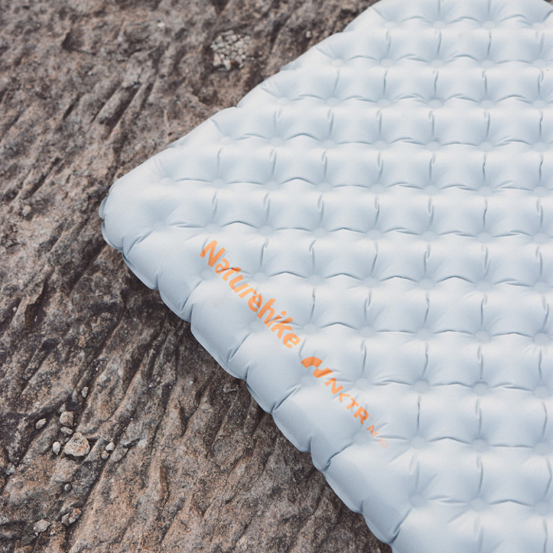 Матрац надувний одномісний UL Naturehike CNK2450WS012, 186*64, сірий