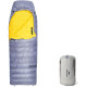 Спальник з натуральним пухом Naturehike CW700 CNK2450WS048, p-р L, жовто-сірий