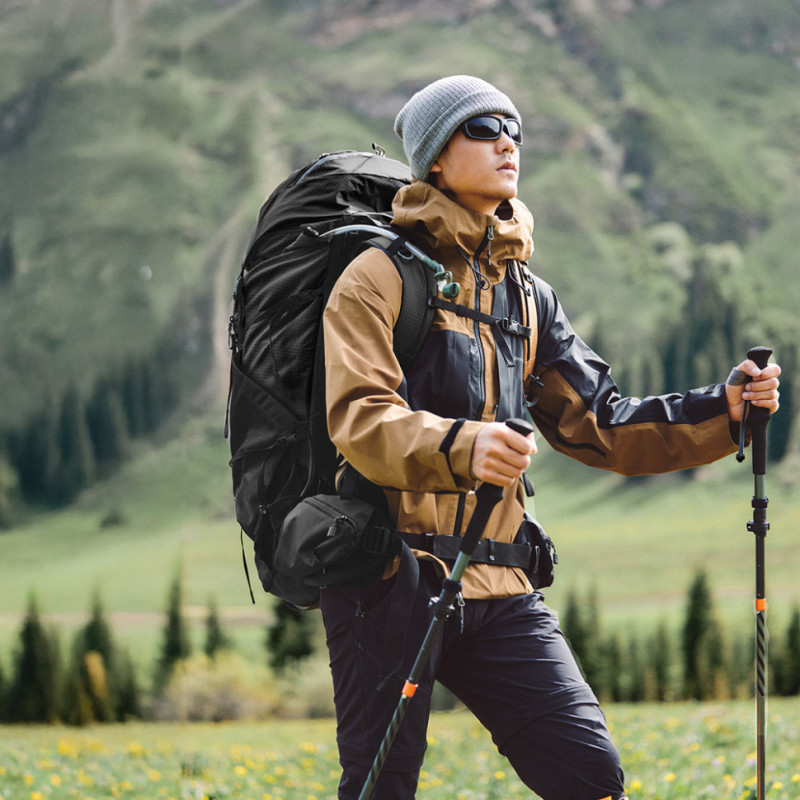 Рюкзак туристичний Naturehike CNK2450XB014, 70 л, чорний, L