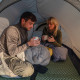 Намет тримісний Naturehike Opalus, UL, CNK2450WS036, темно-зелений