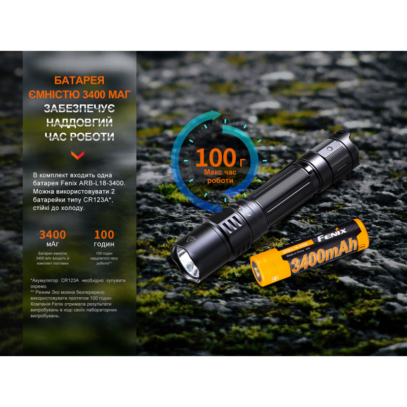 Фонарь тактический аккумуляторный Fenix PD35R