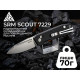 Ніж складаний кишеньковий SRM Scout (6.9 см) 14C28N / G10, чорний
