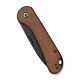 Ніж складаний Civivi Elementum Slip Joint Guibourtia Wood C18062AJ-3