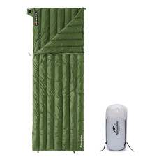 Спальный мешок с натуральным пухом Naturehike CWM400 CNK2300SD013, зеленый