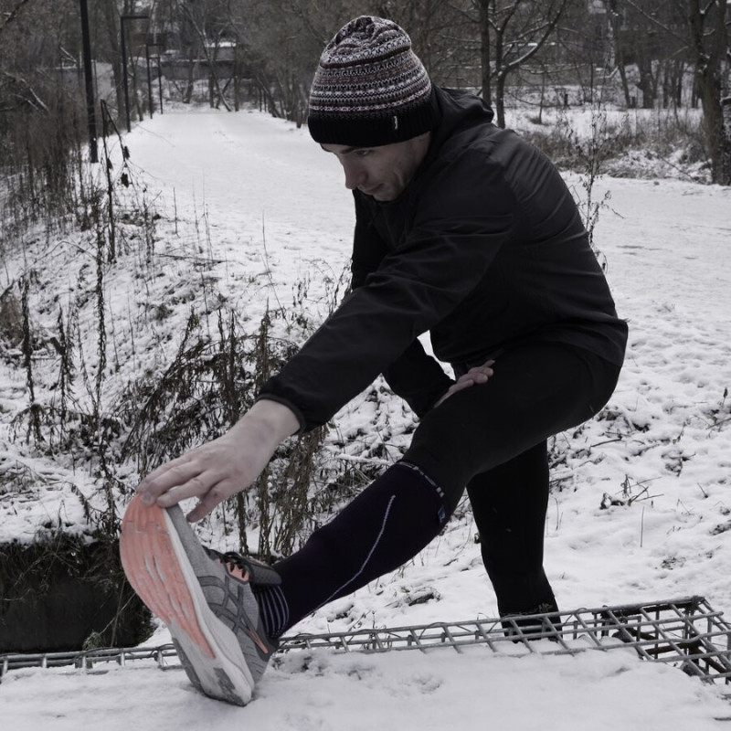 Носки водонепроницаемые Dexshell Compression Mudder, р-р L, серые