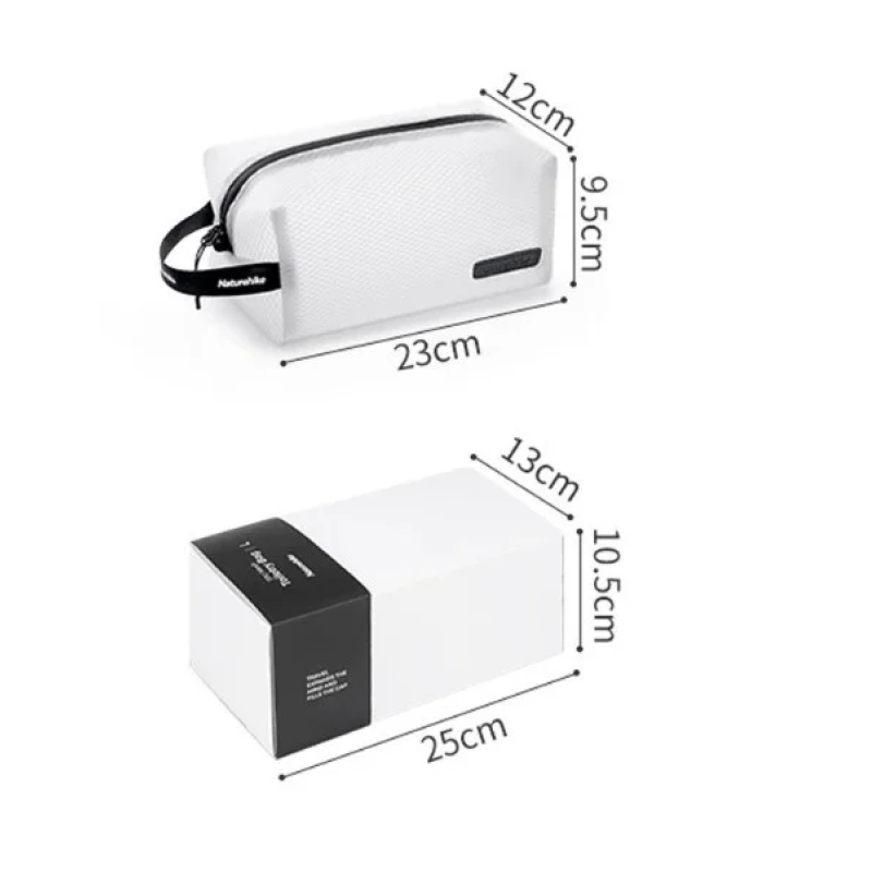 Косметичка Naturehike NH19SN010, Розмір L, 2.6 л, біла