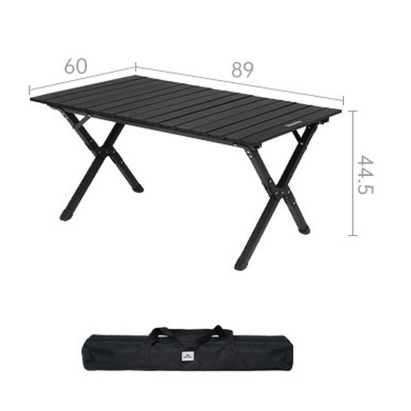 Складаний стіл Naturehike Simple Star T01 CNK2550JJ018, 89х60 см, алюміній, бежевий