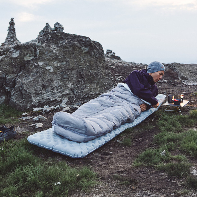 Матрац надувний одномісний UL Naturehike CNK2450WS012, 186*64, сірий