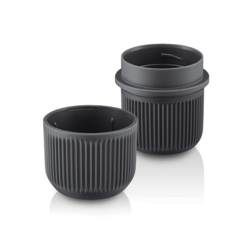 Портативна еспресо-кавоварка Wacaco Nanopresso сіра з чохлом