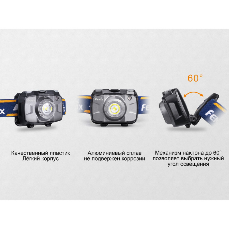Фонарь налобный Fenix HL30 2018 Cree XP-G3 синий