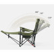 Крісло-шезлонг складане Naturehike CNK2550JJ023 Nightfall T05, сталь, хакі