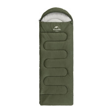 Спальный мешок Naturehike Y150L NH21MSD08, левый, темно-зеленый