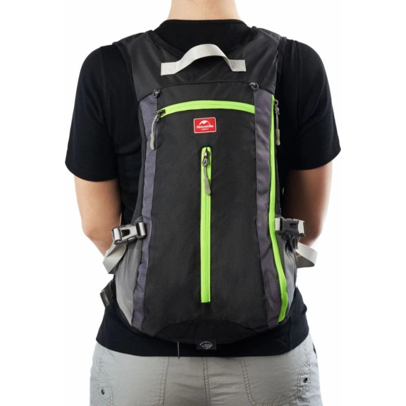 Велорюкзак с чехлом для шлема Naturehike 15 л sky blue NH15C001-B, голубой