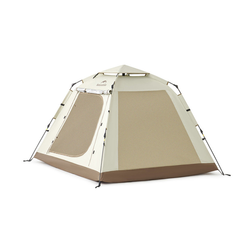 Намет тримісний автоматичний із тентом Naturehike Ango Picnic CNK2450WS021, коричневий