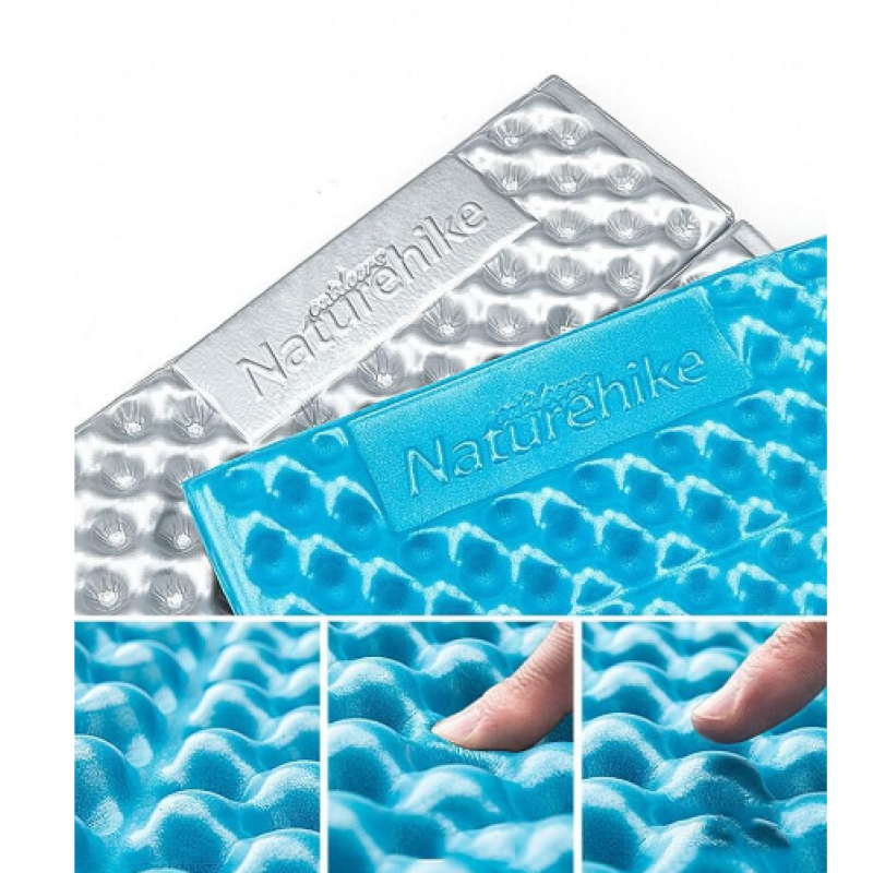 Килимок складаний IXPE NaturehikeThickened NH20FCD07, алюмінієва плівка, 25 мм, жовтий