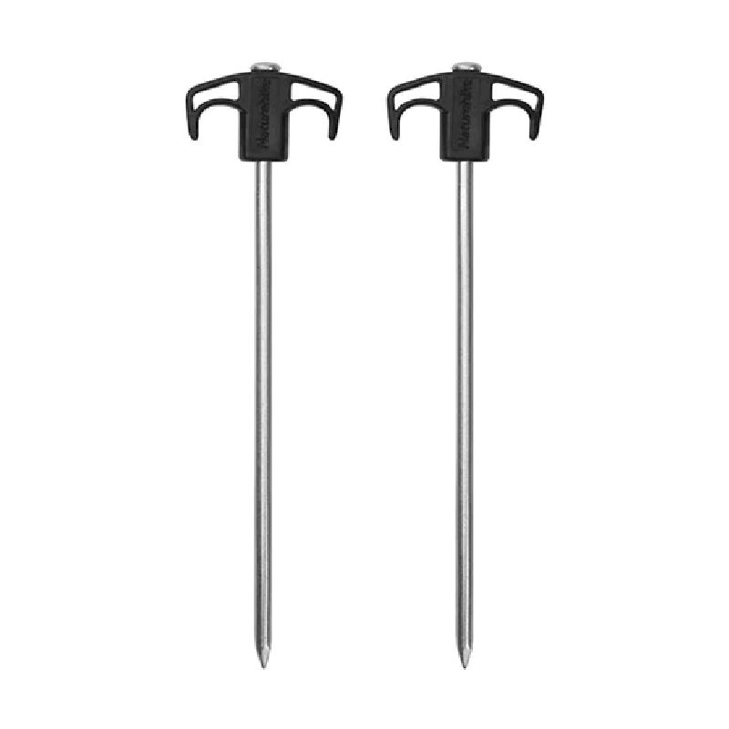 Кільця металеві Naturehike NH21YW133, 25 см, чорні 2 шт.