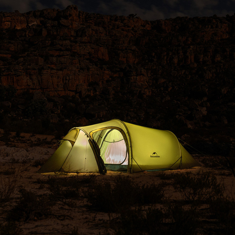 Намет тримісний Naturehike Opalus, UL, CNK2450WS036, темно-зелений