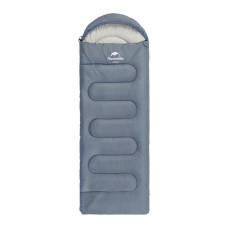 Спальный мешок Naturehike Y150L NH21MSD08, левый, серо-голубой