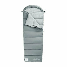 Спальник с капюшоном Naturehike M400 NH20MSD02, (1°C), правый, серый