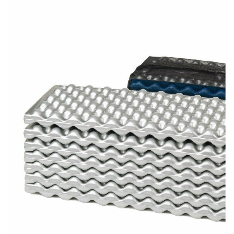 Килимок складаний IXPE Naturehike NH19QD008, алюмінієва плівка, 185x56х1, 8 см, сірий