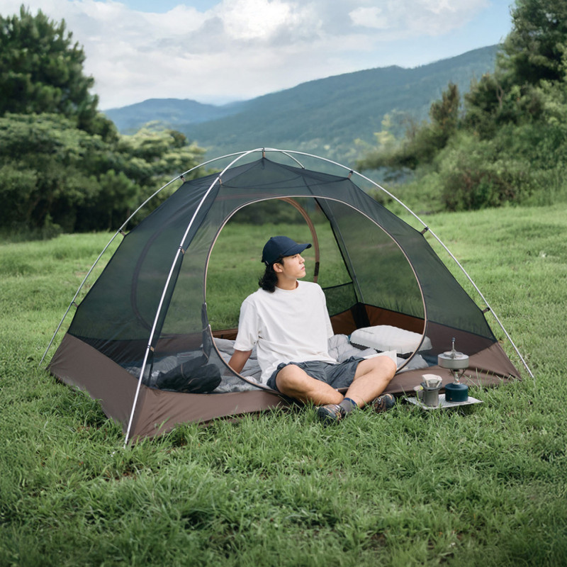 Намет двомісний Naturehike Greek Style CNK2300ZP024 світло-кавовий