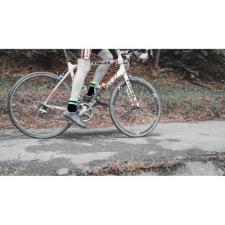 Шкарпетки водонепроникні Dexshell Pro visibility Cycling, р-р XL (47-49), з зеленою смугою