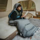 Спальний мішок з капюшоном Naturehike Clear Sky CNK2450WS042, сірий