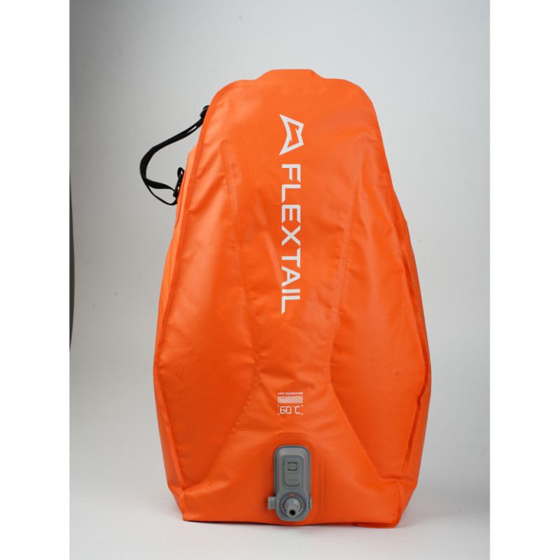 Контейнер для води з насосом та душовою лійкою Flextail Tiny Shower Bag, 20л, помаранчевий