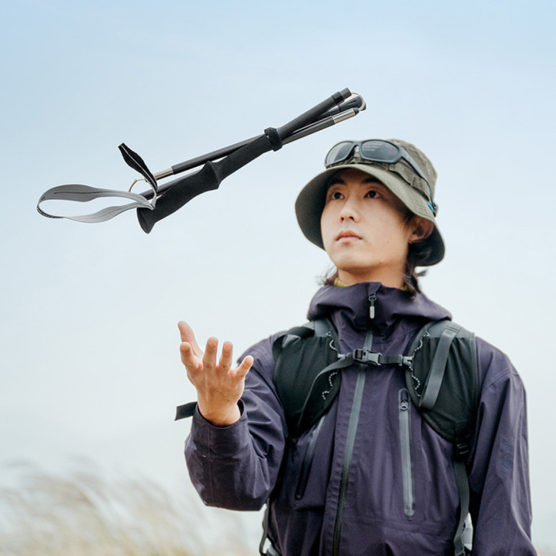 Трекінгова палиця Naturehike CNK2450DS017, 120 см, сіра