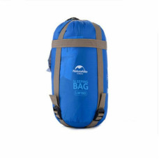Спальник сверхлегкий Naturehike Ultra light LW 180 NH15S003-D, (20°C), pp M, правый, голубой