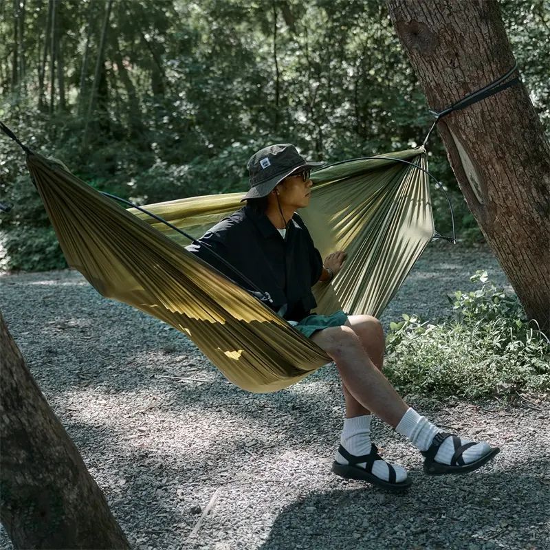 Гамак 3-в-1 із москітною сіткою Naturehike CNH22HJ001, 210T polyester, темно-зелений