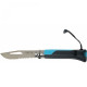 Ніж складаний Opinel №8 Outdoor напівсерейтор (довжина: 190мм, лезо: 85мм), синій