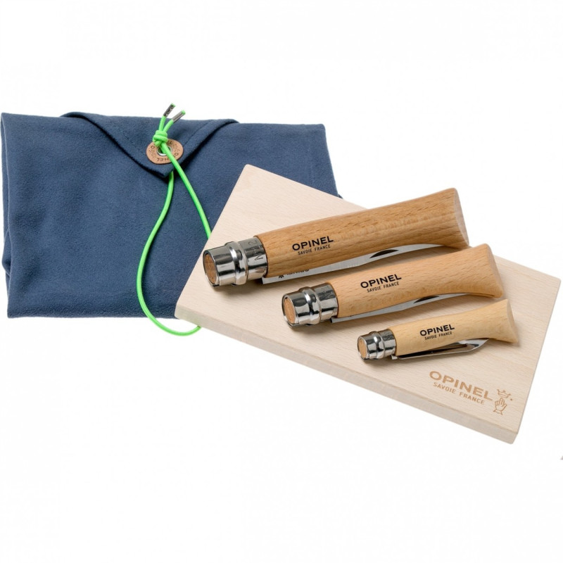 Набір ножів Opinel Nomad Set (3 ножі), бук