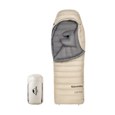 Спальный мешок с натуральным пухом CW 700 Naturehike NH22YD001, хаки