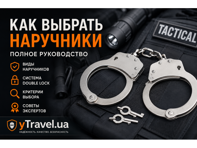 Як вибрати кайданки: повний посібник для охорони, військових та служб безпеки
